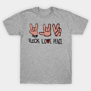 Rock Love Peace T-Shirt